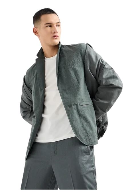 T-shirt regular fit in cotone mercerizzato con logo sul petto ARMANI EXCHANGE | T-shirt | 3DZTJH ZJ9AZ1116